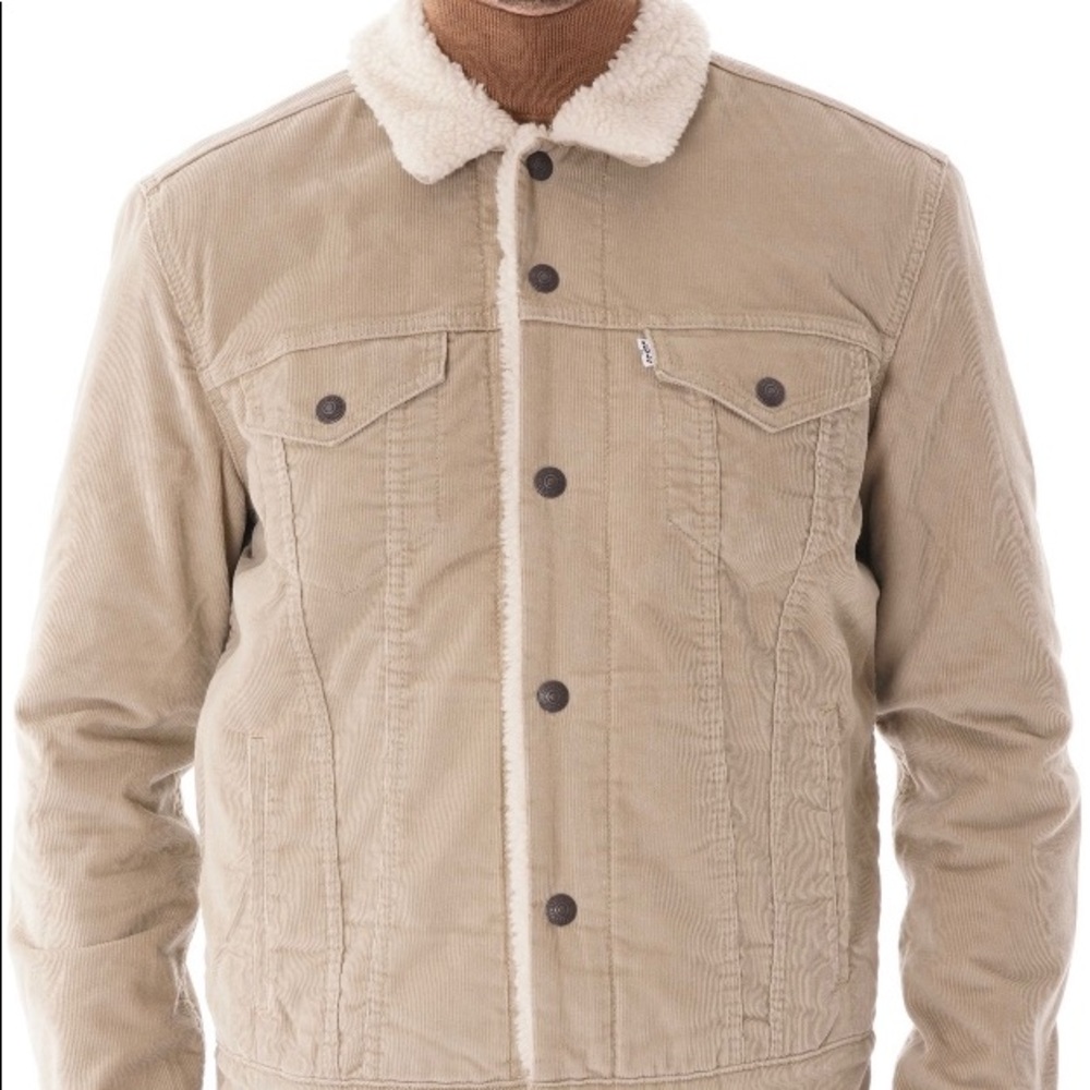 Men’s Levi Sherpa Trucker Jacket -corduroy-